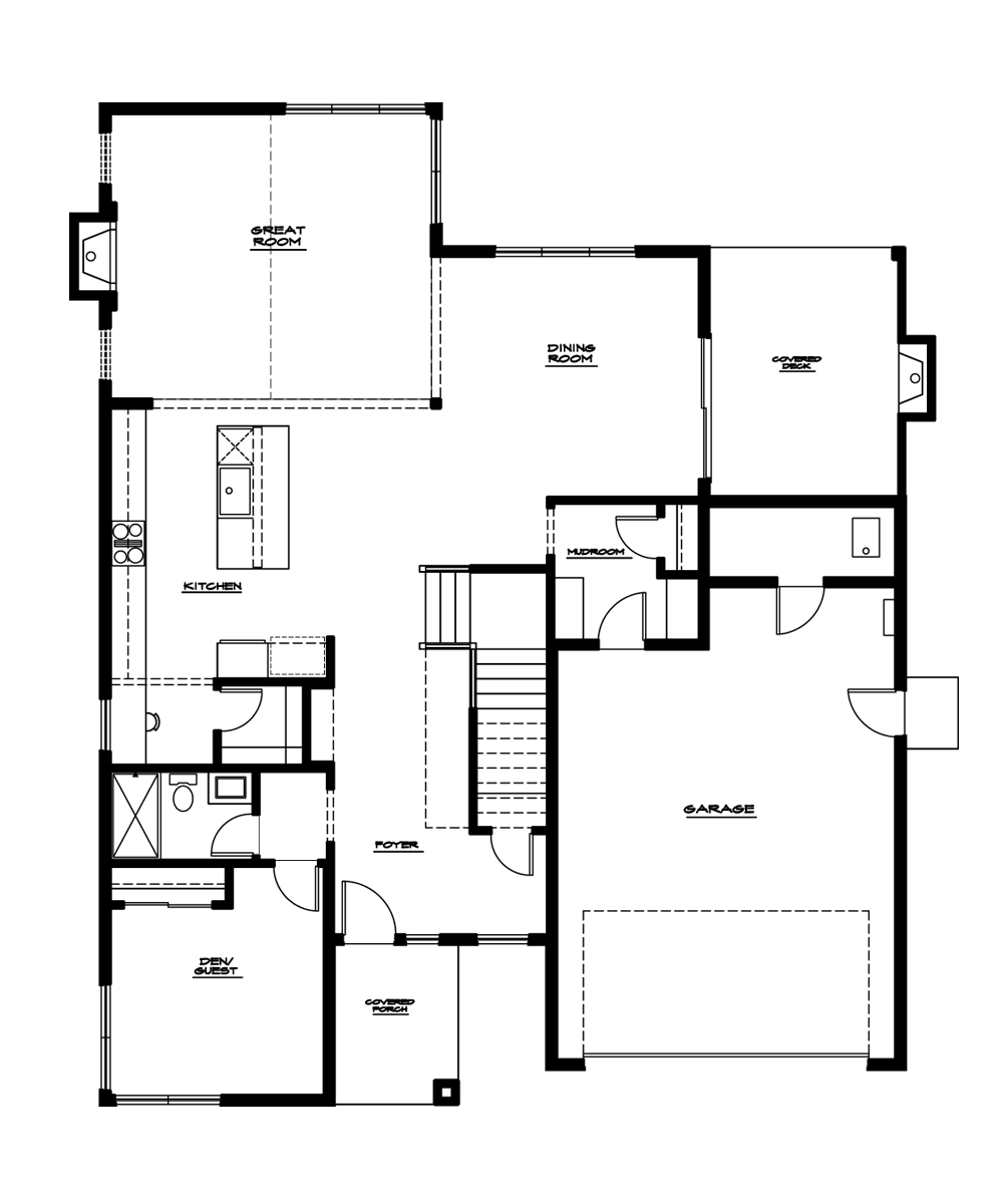 Magnolia Plan—Main Floor