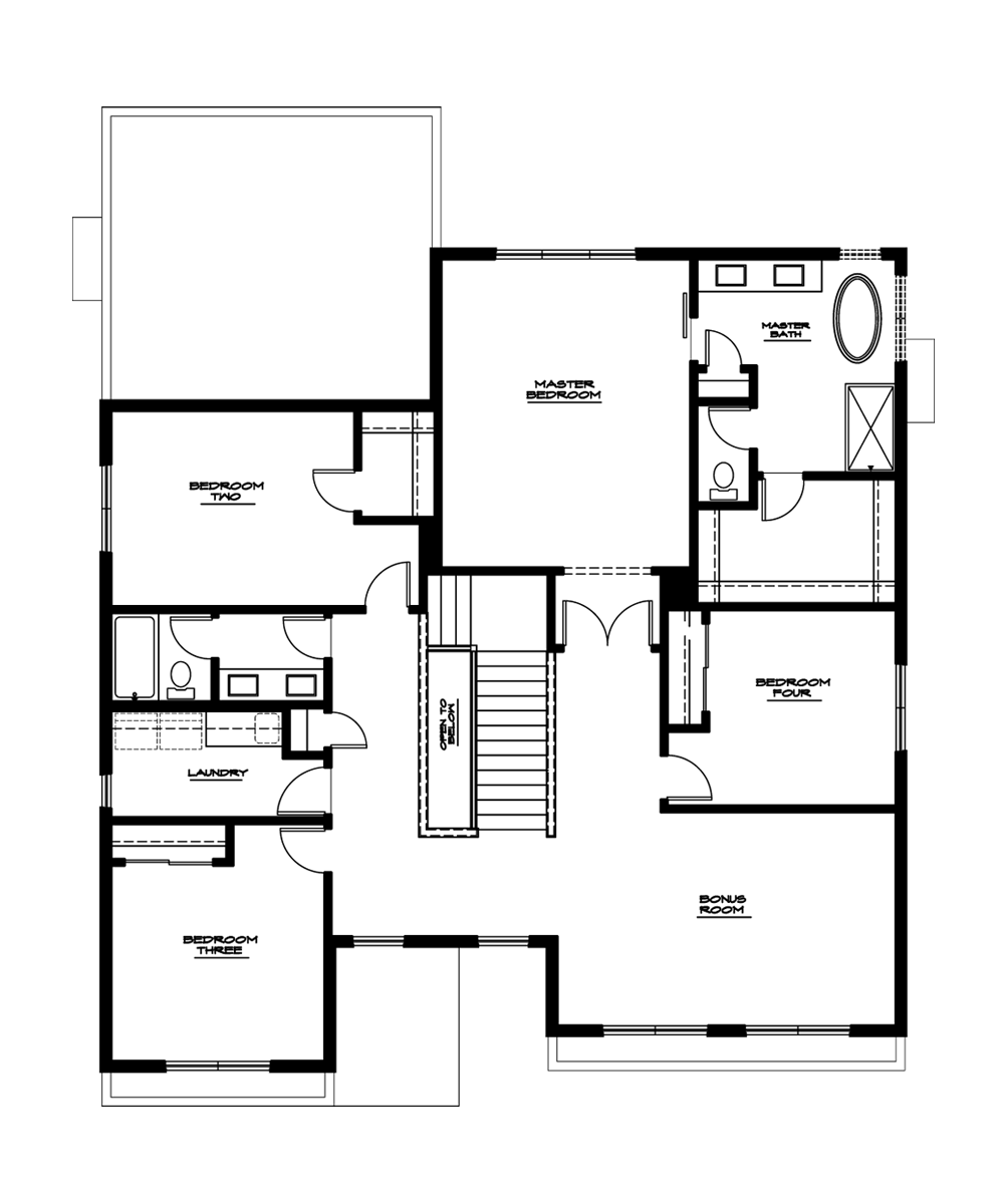 Magnolia Plan—Upper Floor