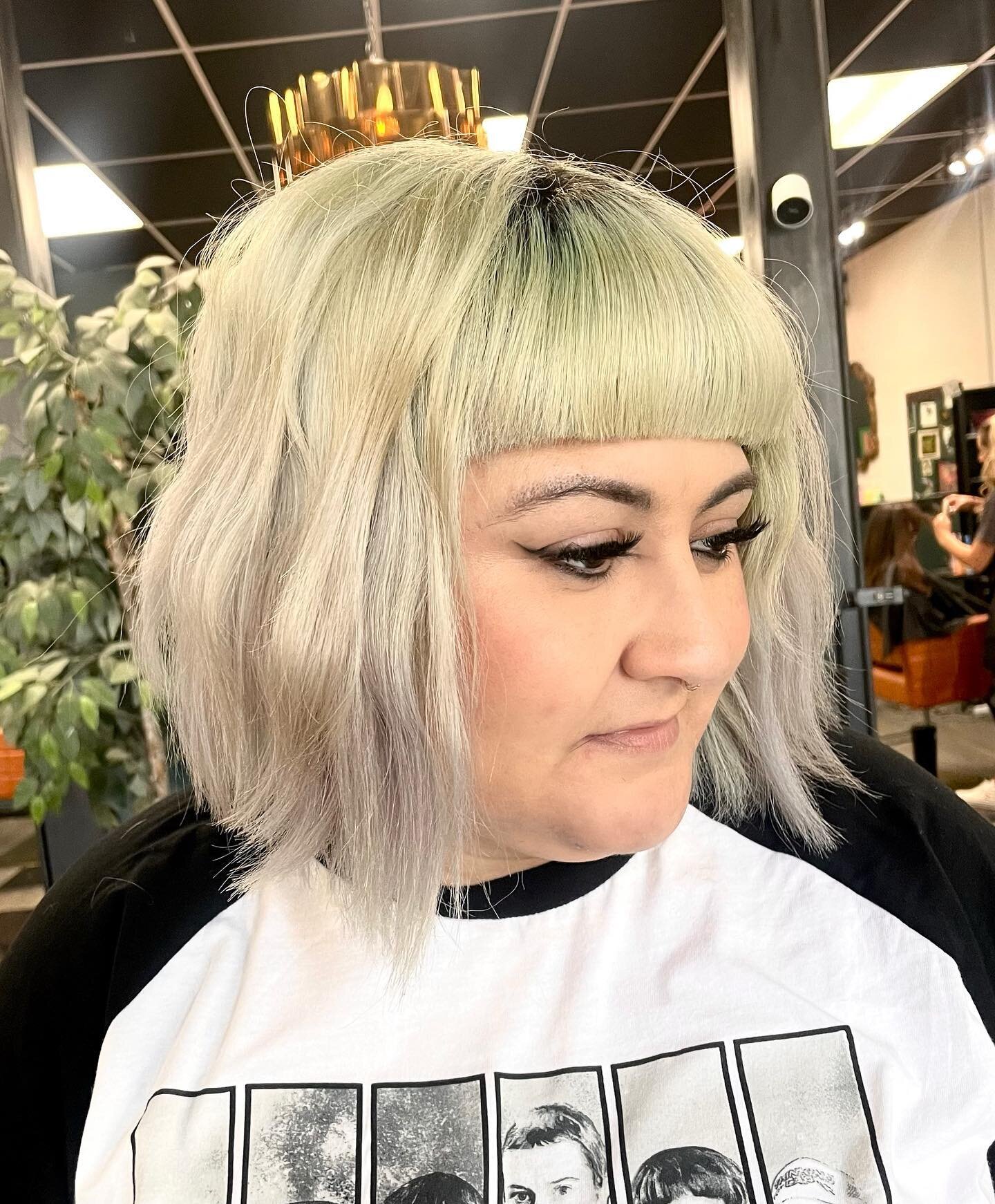Just a haircut, but I&rsquo;m in love with this iridescent mermaid fade-out from the color we did back in June (swipe all the way to see how the color looked when it was fresh)