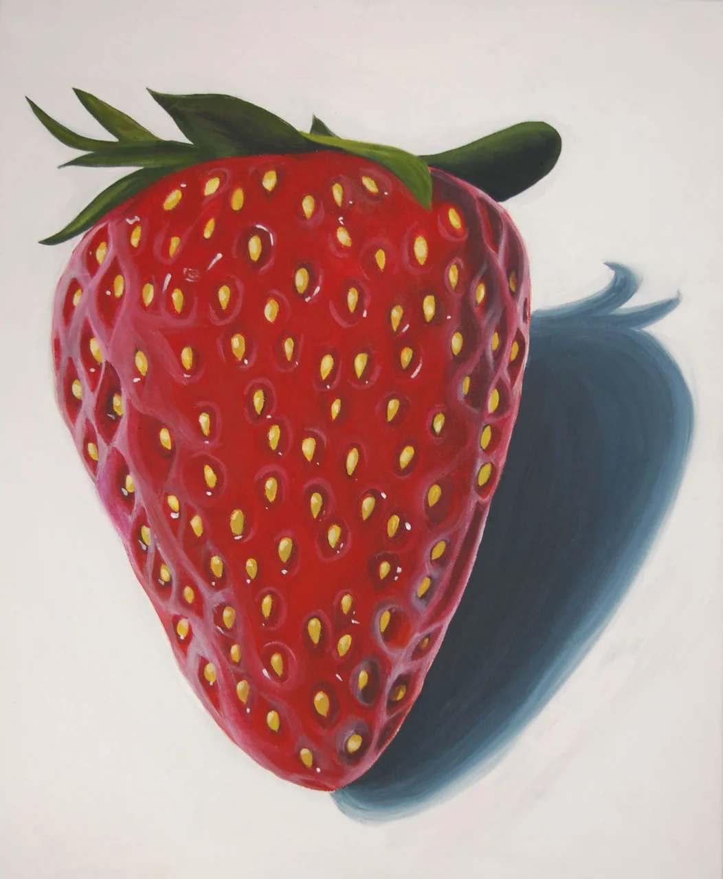 Strawberry 2011. Acrylic on canvas. 24 x 30. 