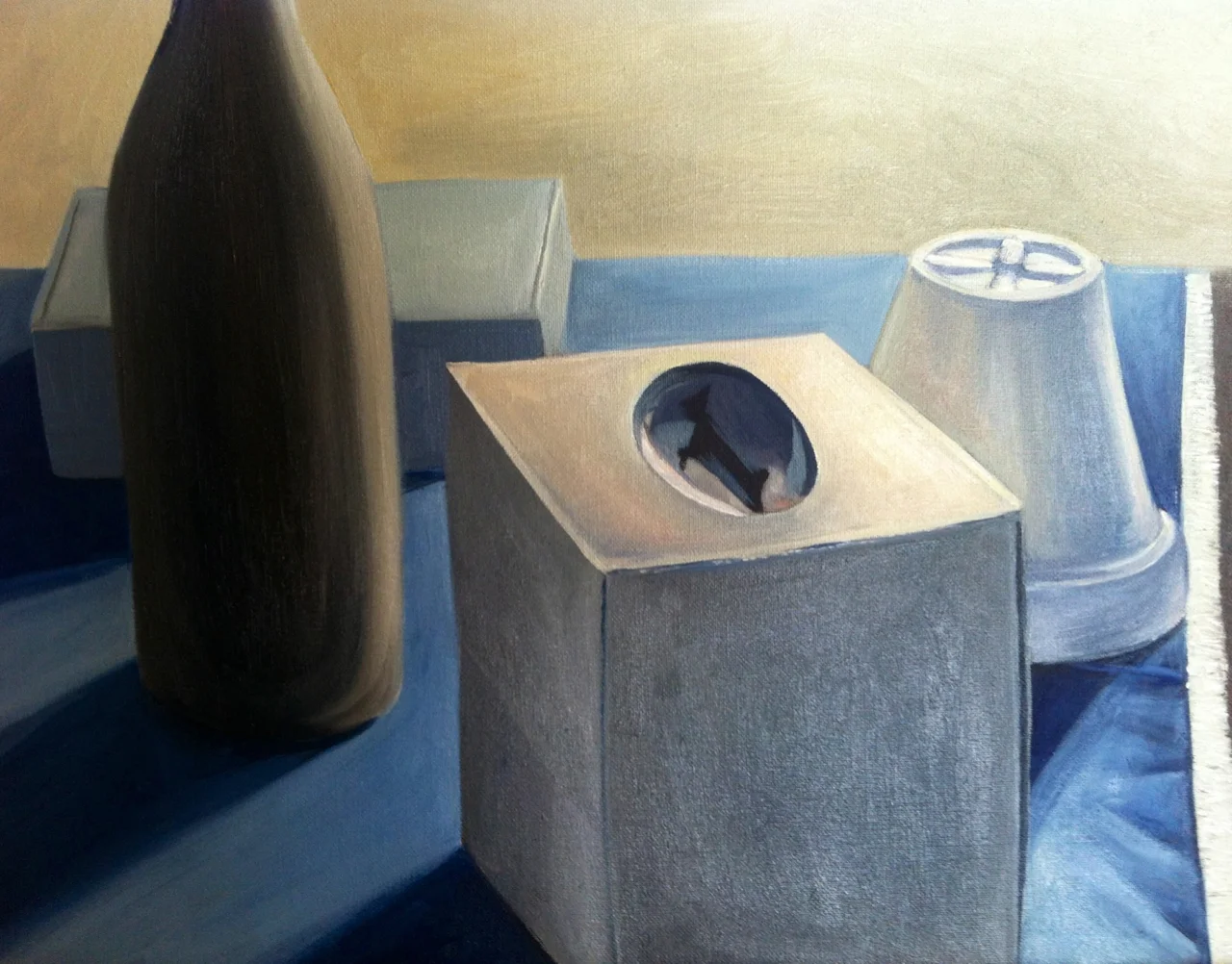 Still Life in Blue 2013. Oil on canvas. 