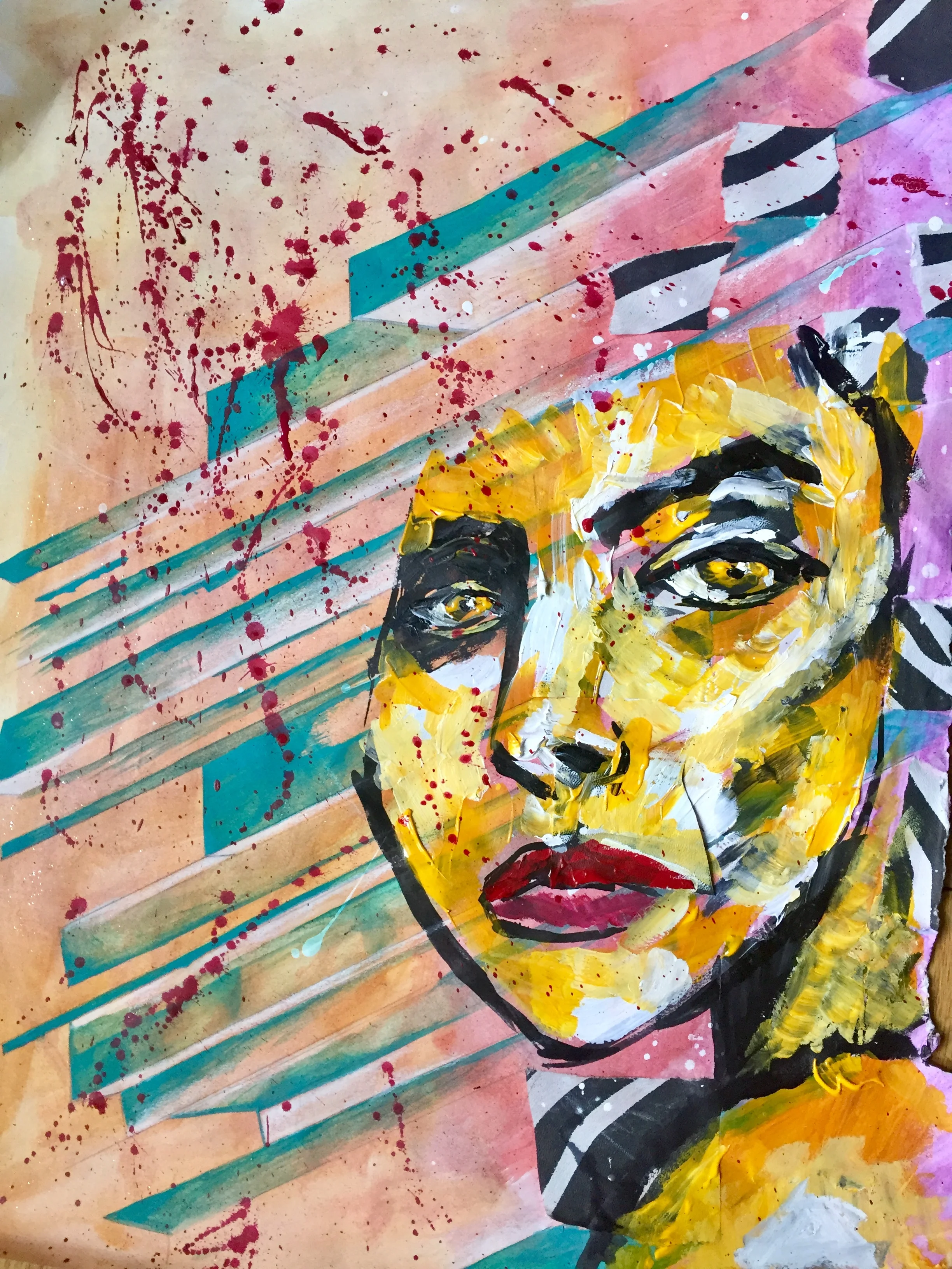 Lydia 2018. Ink on paper. 11 x 15