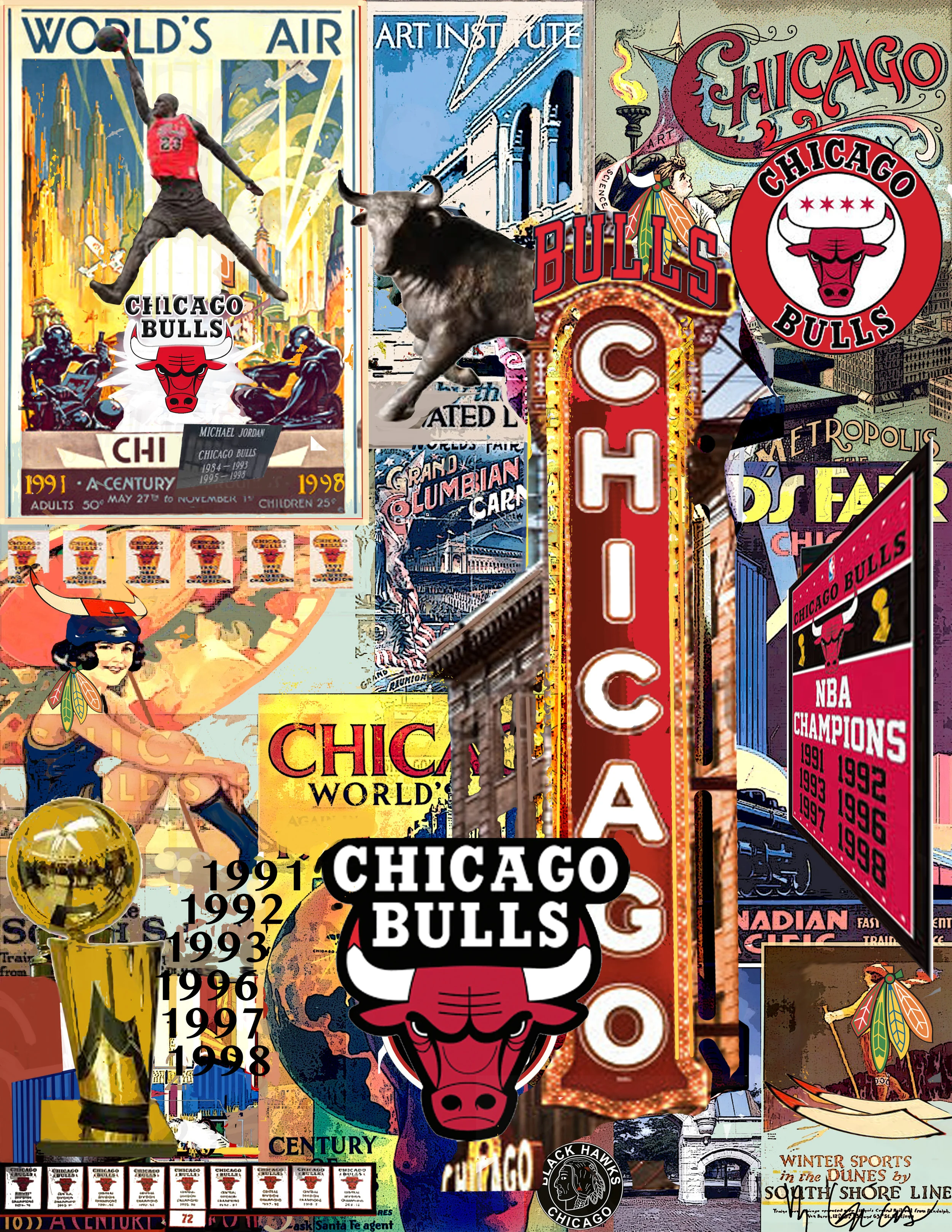 Chicago Bulls collage
