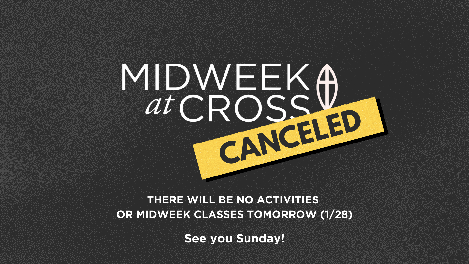 Welcome — Cross Church - NFW Campus