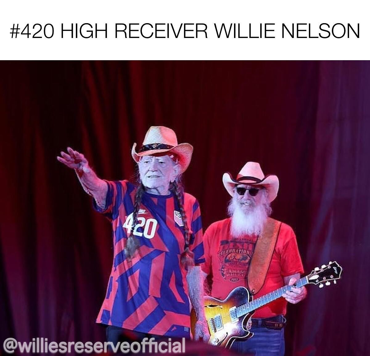 Takes a hit &amp; scores!!! 💨💨💨
#williesreserve #willienelson