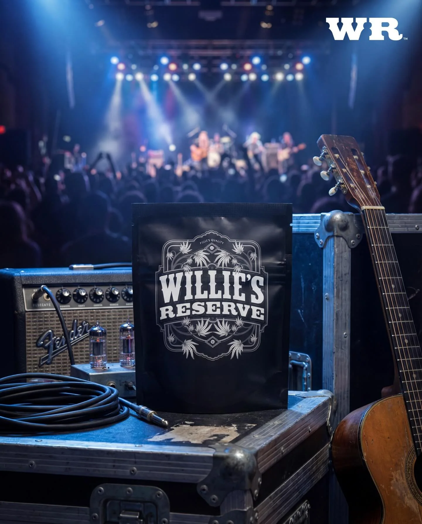 Backstage vibes, legendary highs 🍃💨 Live music and Willie&rsquo;s Reserve were meant to be enjoyed together 💚