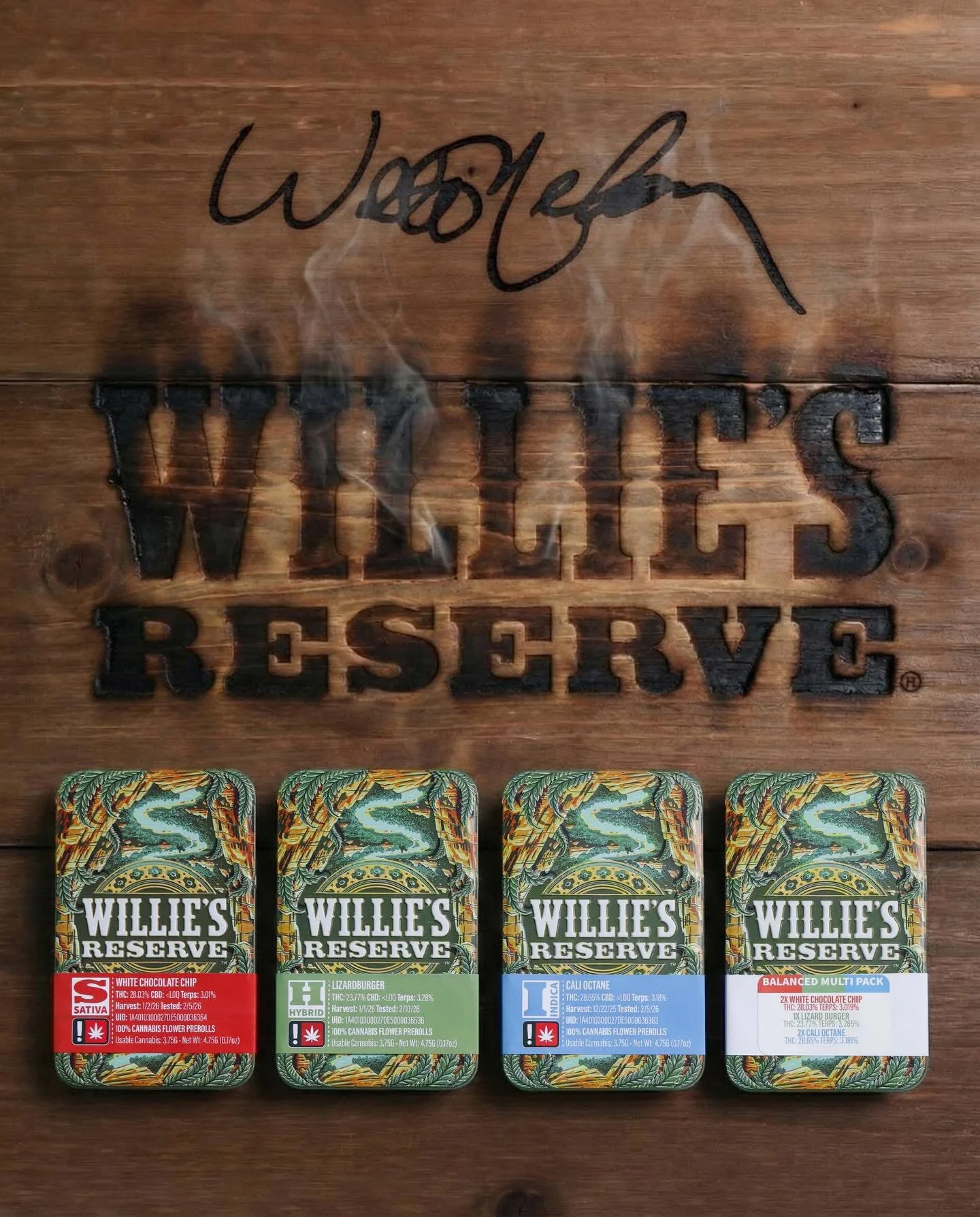 Annnnnd we&rsquo;re OFFICIALLY back! We&rsquo;re so excited to be launching 5 packs and more this week with our new partners in Oregon @arisecannabis

Follow @williesreserveoregon for all the latest 🔥 drops and updates!