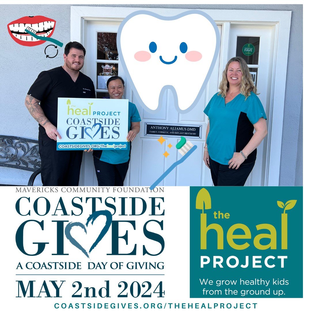 Thank you to Coastside Gives sponsor Dr. Anthony Aliamus for the care you provide to our coastside community. Coastside Gives 2024 Early Giving is Open Now! 

We invite you to join us in supporting our garden and farm education programs. We&rsquo;re 