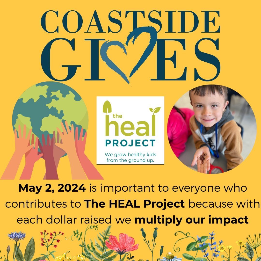 💚 Support garden-based education for all 2nd and 3rd graders on the Coastside! Your gift is matched dollar for dollar during Coastside Gives! Early giving is on now [https://www.coastsidegives.org/organization/Thehealproject]