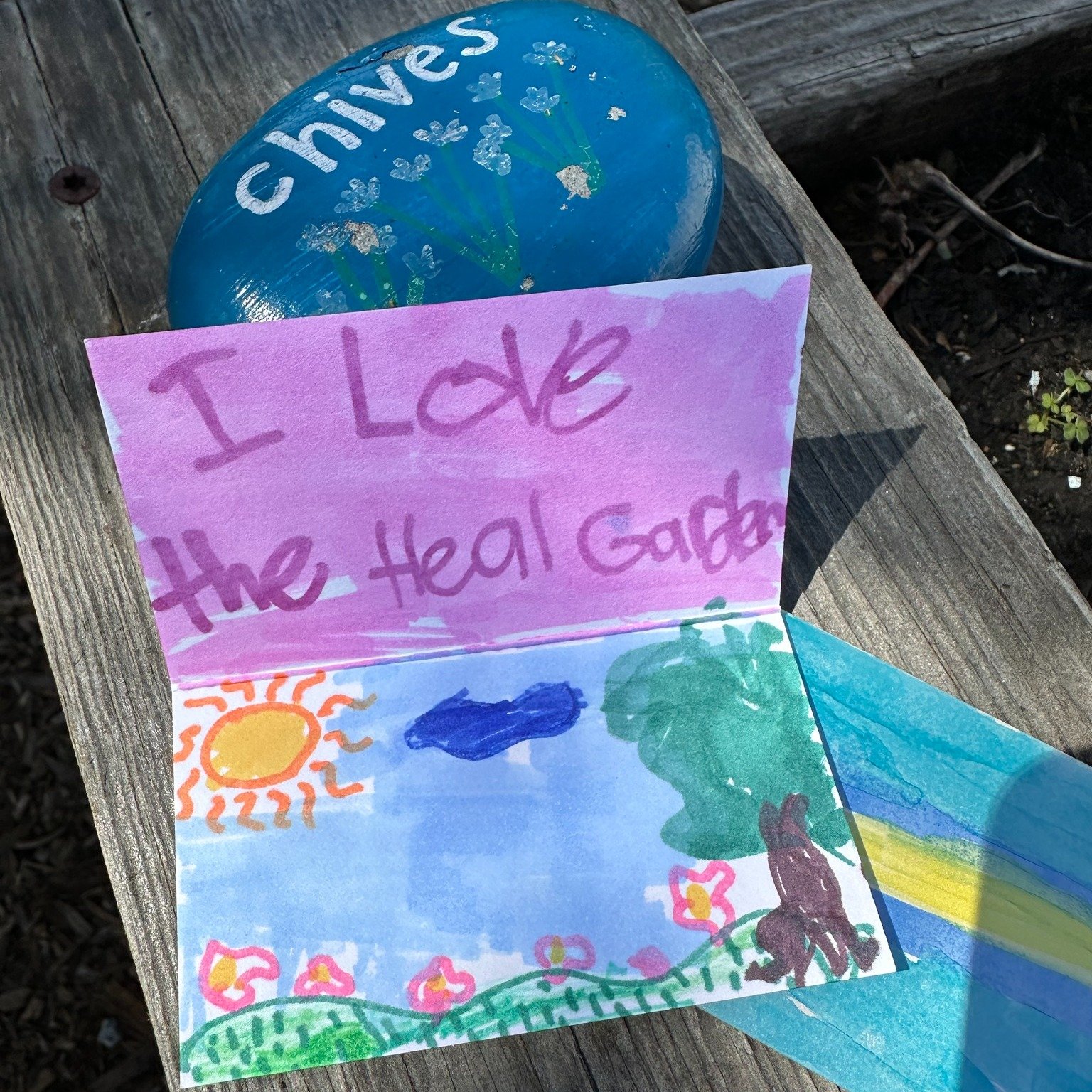 Love note from a student in The HEAL Project's Intensive Garden Program (IGP), delivered just in time for Coastside Gives.

Give where you live! Help us teach Coastside kids where their food comes from and why it matters. 
https://www.coastsidegives.