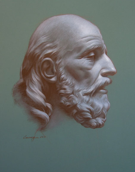 Study: Bust of Belisarius by Jean-Baptiste Stouf