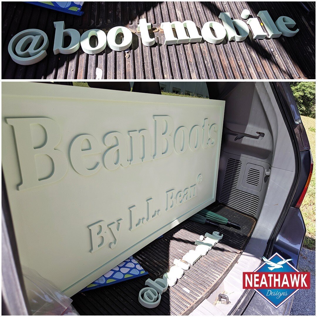 2019 Business  Sign LL Bean
Boot Tag to go on the LL Bean Boot Mobile
Materials: HDU
Location: Boston, Ma

&bull;
&bull;
Order your custom sign today!
(413) 441-8481
www.NeathawkDesigns.com
&bull;
&bull;
#williamstown
#northadams
#berkshires
#TheBerk