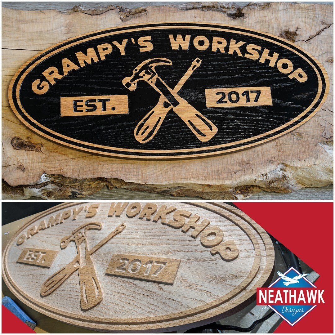 2019 Custom Name Sign. 
&bull;
18in x 11in
CNC routed
Materials: Oak  Hand painted
Location: Williamstown, Ma
&bull;
&bull;
Order your custom business sign today!
413-441-8481
www.neathawkdesigns.com
&bull;
&bull;
&bull;
&bull;
#williamstown #berkshi