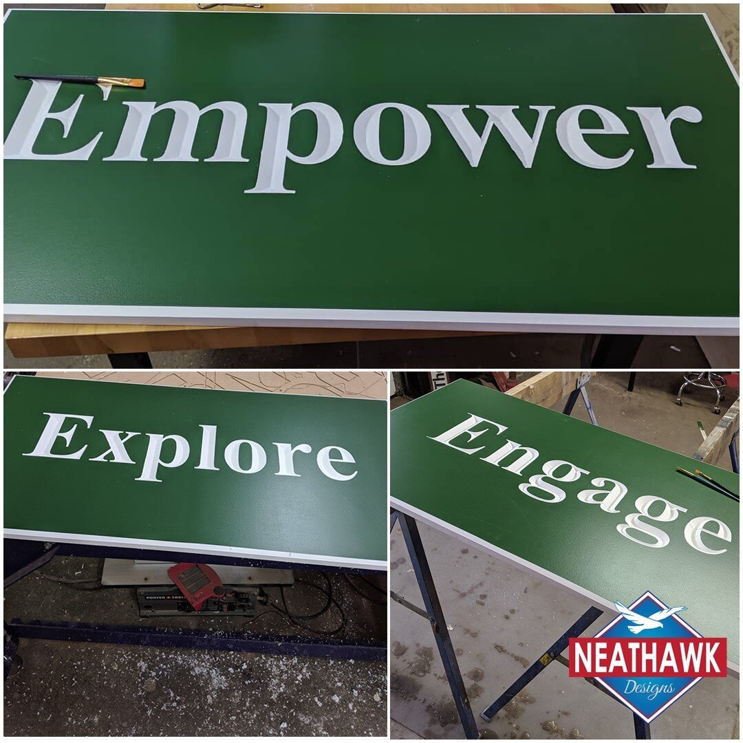 2019 Camp Taconic Sign
4ft x 4ft
vCarve
Materials: PVC
Location: Hindsdale, Ma
&bull;
&bull;
Order your custom sign today!
(413) 441-8481
www.NeathawkDesigns.com
&bull;
&bull;
#CampTaconic
#Campsign
#customsigns
#empower 
#explore 
#engage 
#berkshir