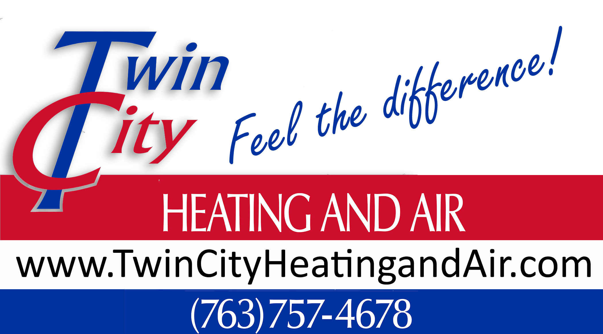 Twin City Heating and Air Feel the difference Logo with web.png