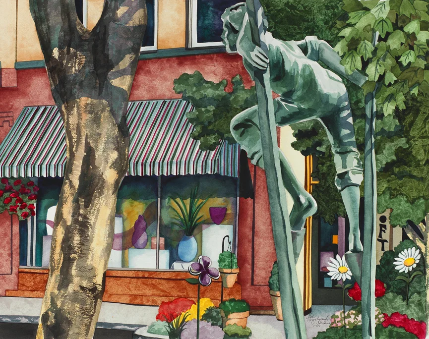 "Boy on Stilts" - Lisa Ringelspaugh Irvine