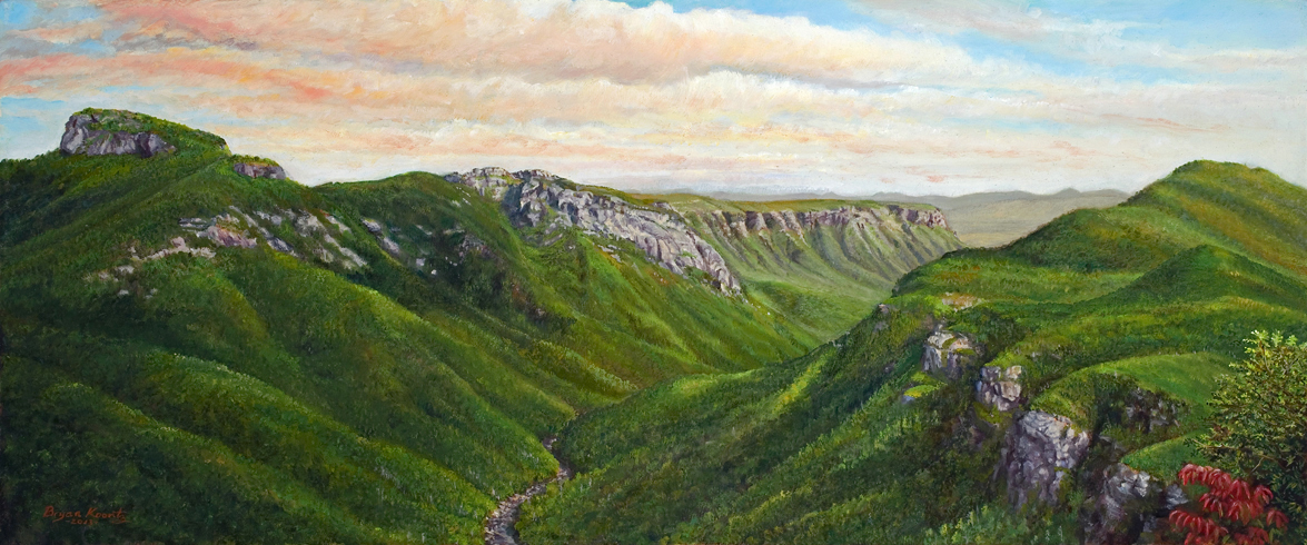  "Summer Evening over Linville Gorge" - Bryan Koontz 