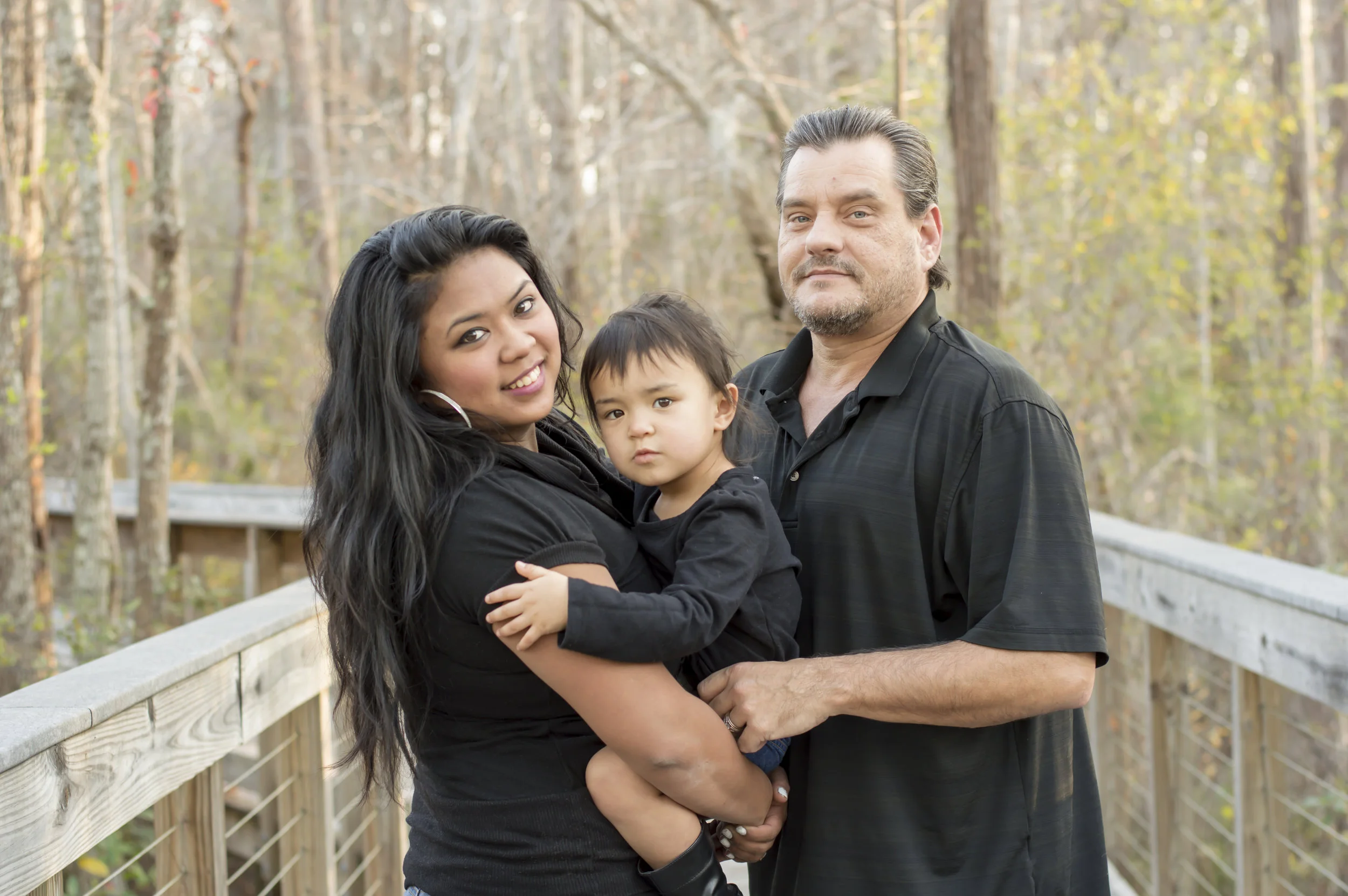 Family in Woods