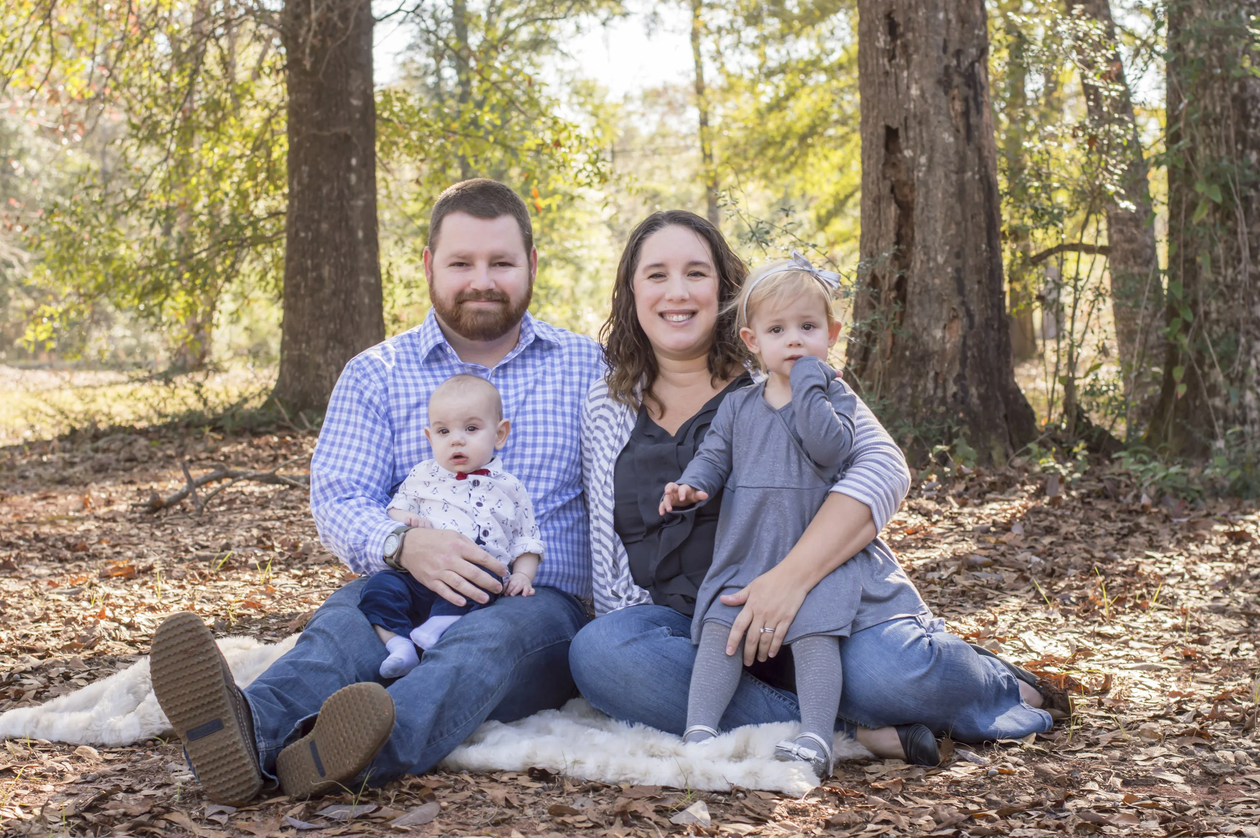 Family Photo in the woods