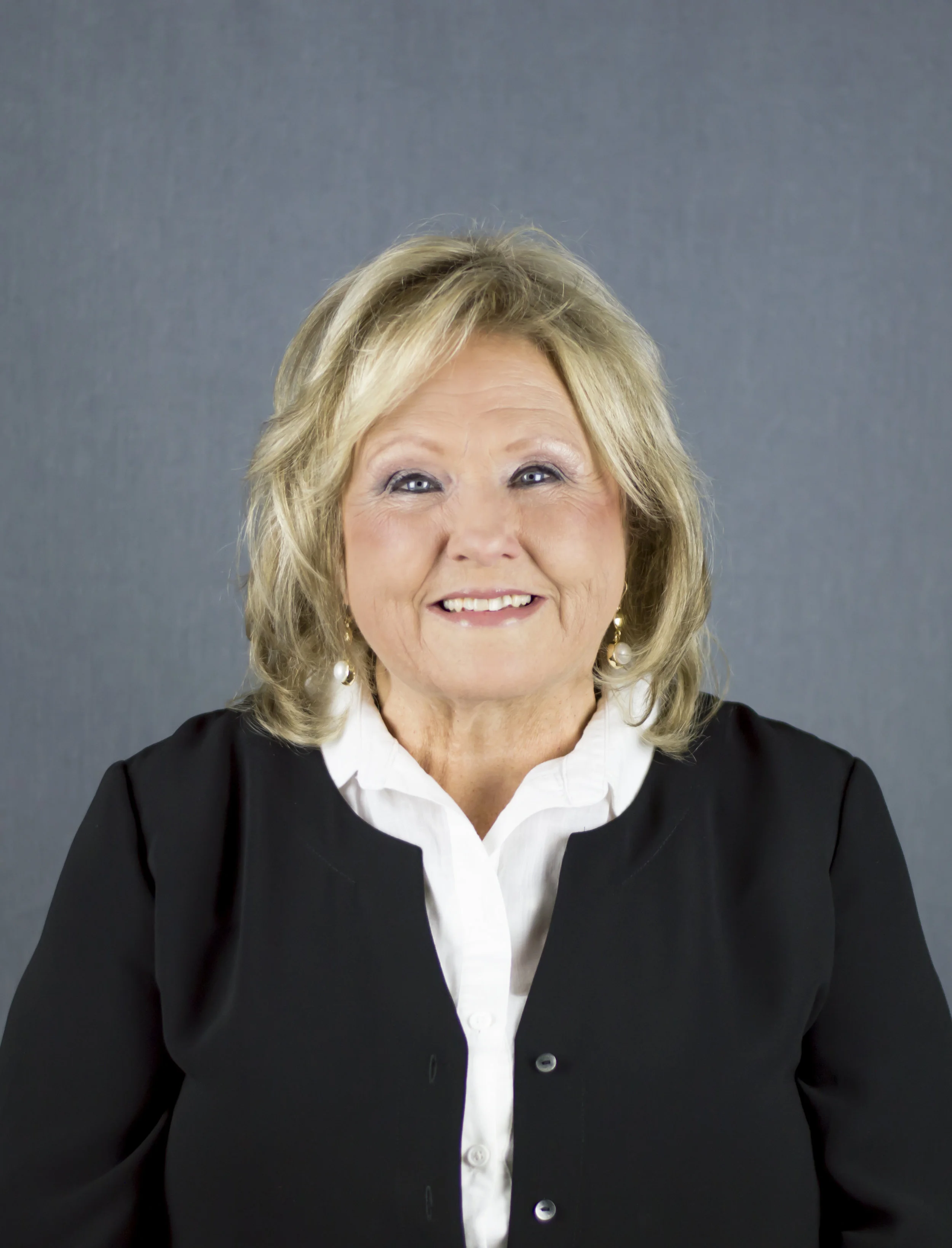 Headshot of Pretty Lady in Studio