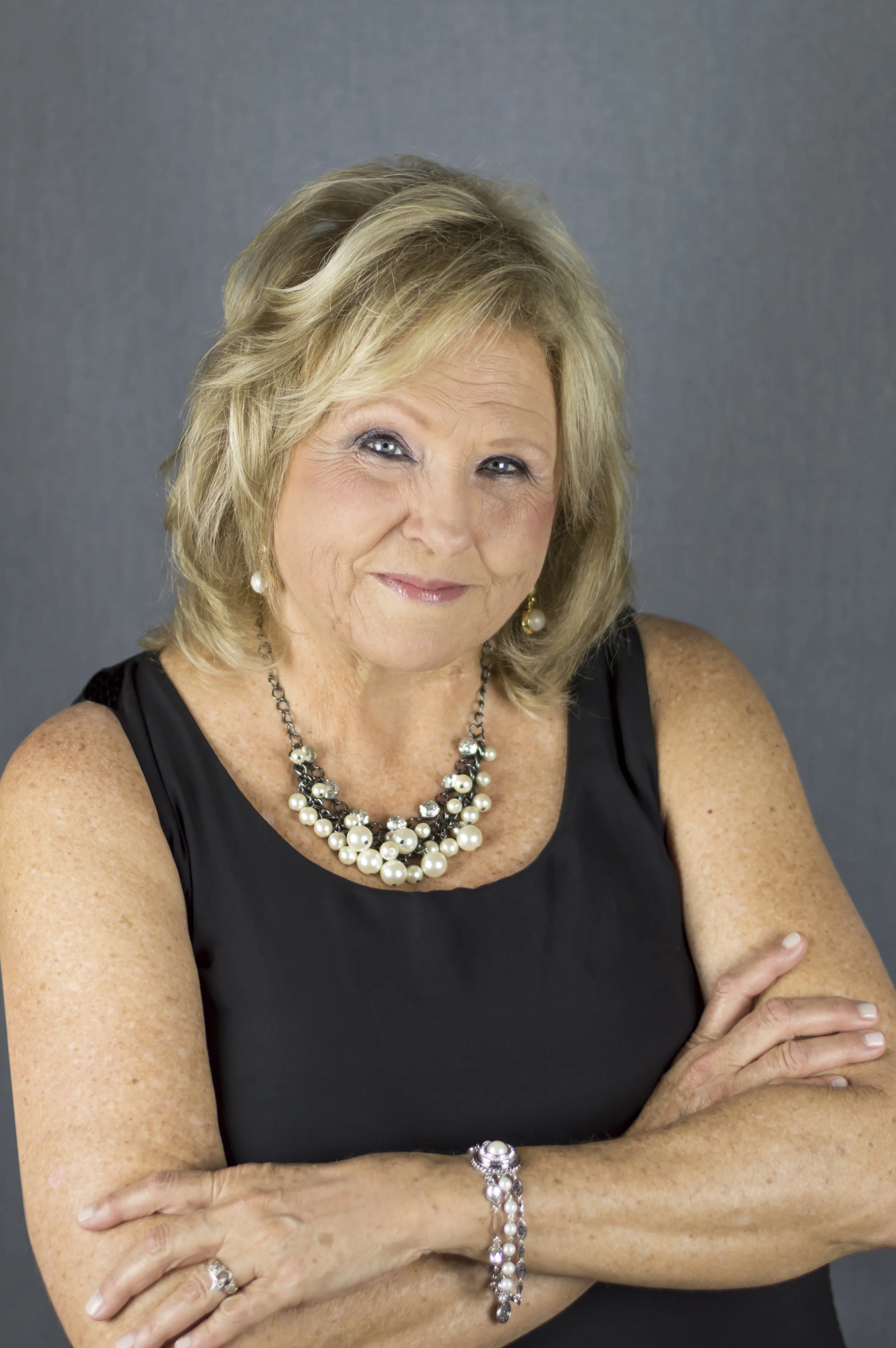 Headshot in Studio of Pretty Lady