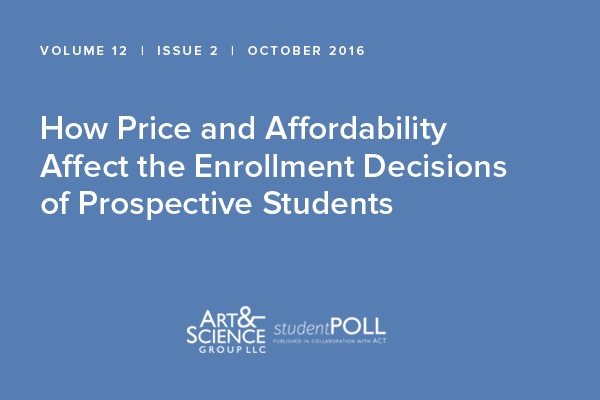 How Price and Affordability Affect the Enrollment Decisions of Prospective Students