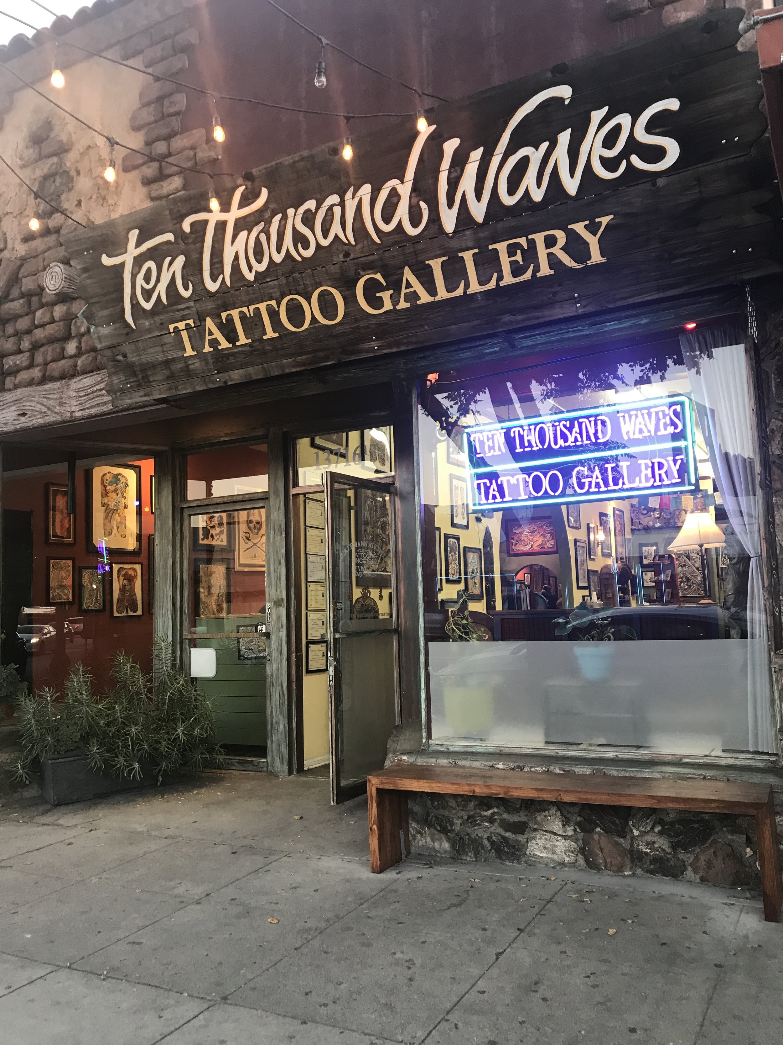 Ten thousand waves tattoo gallery