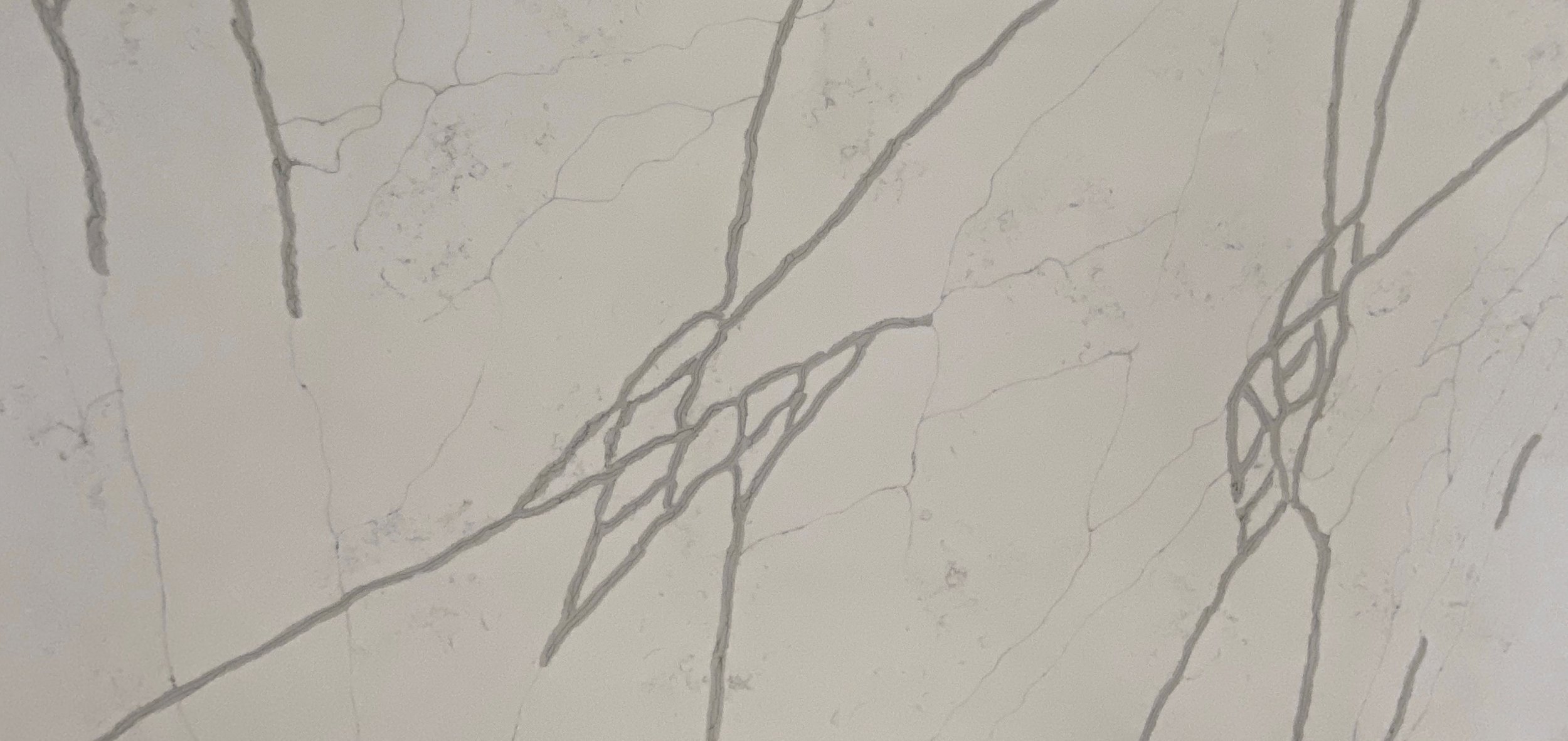 Marble-Look Quartz Worktop in Ashbourne