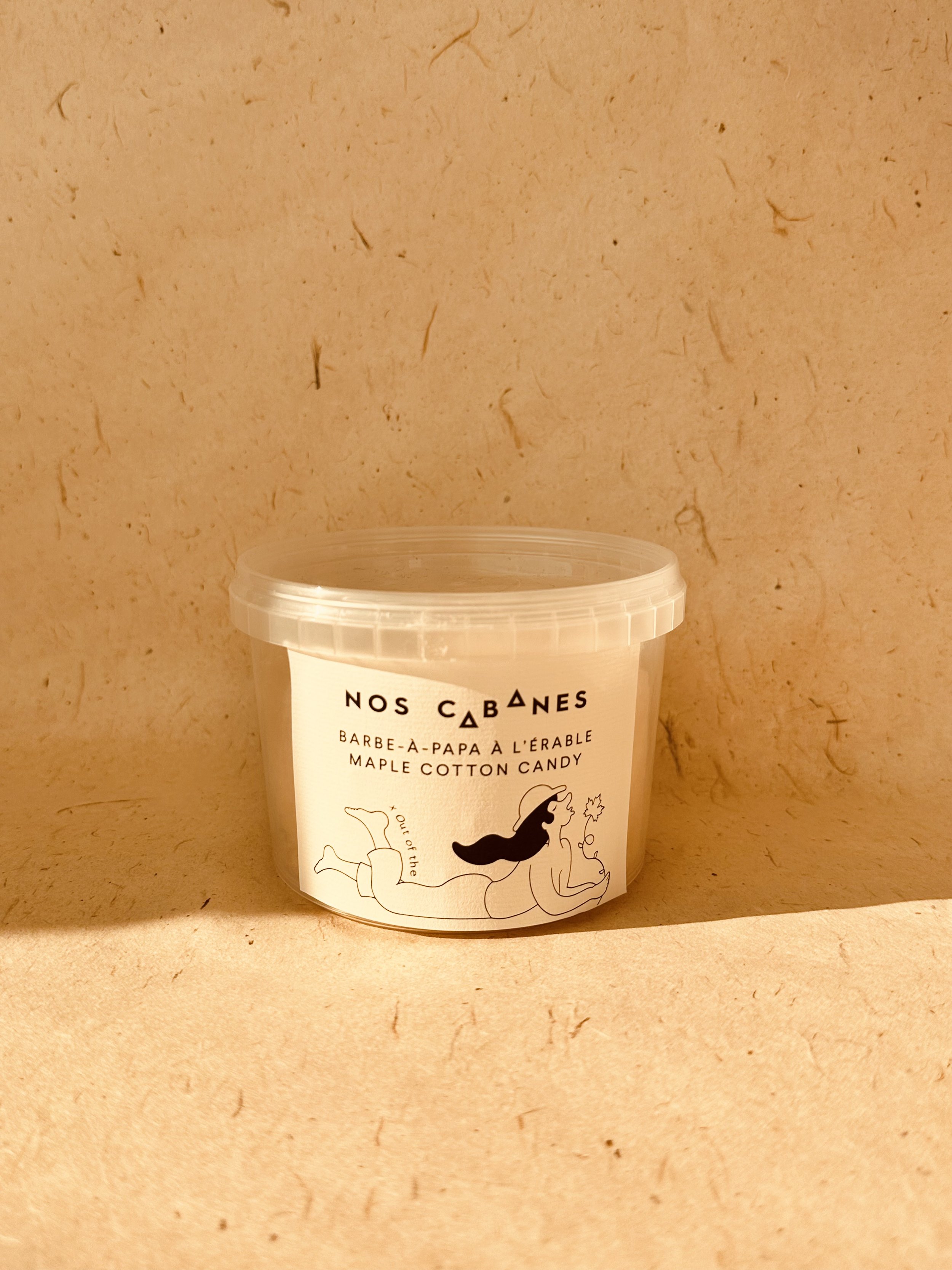 Barbe à papa à l'érable