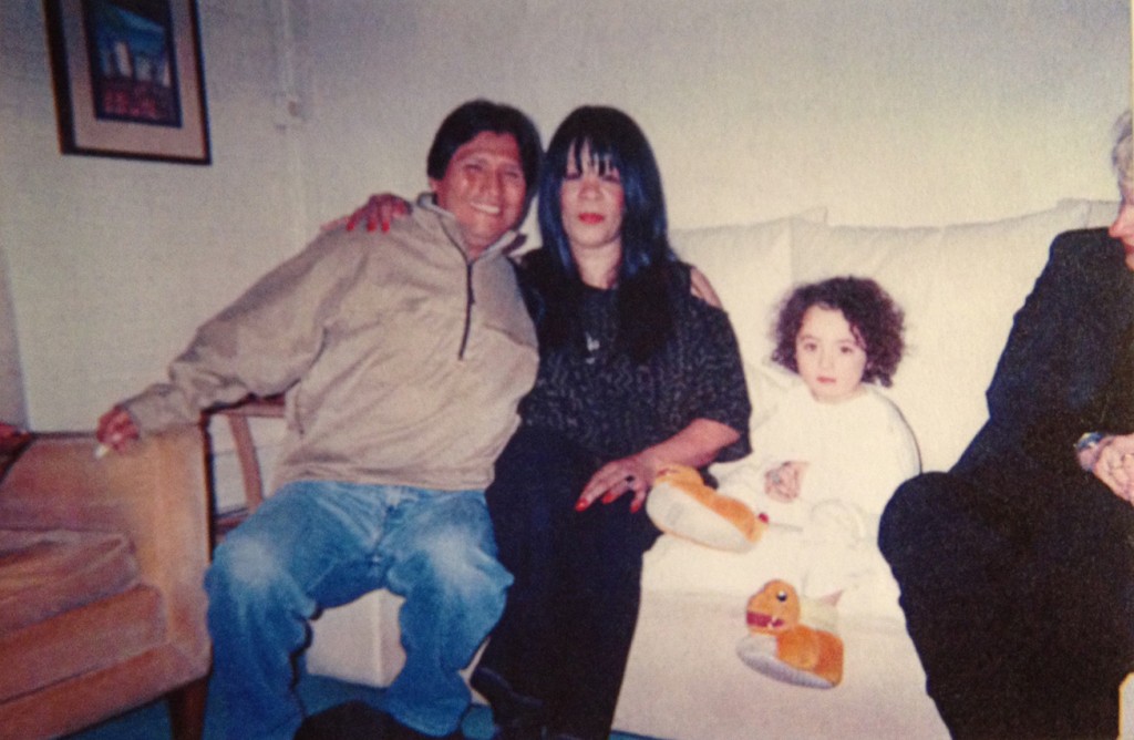 Joya with a “crystal” child and a dear friend, Jose, an Ayuaska Shaman in Peru.