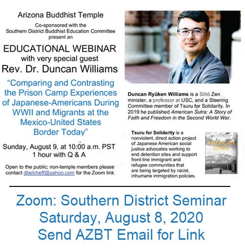 Prison Camp Experiences of Japanese Americans with Rev. Dr. Duncan Wiliams