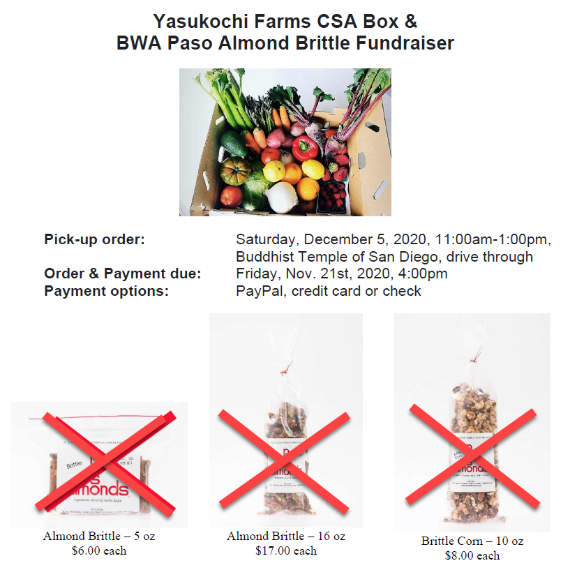 UPDATE on FUNDRAISER: Yasukochi Farms Box, Strawberries, and Masks