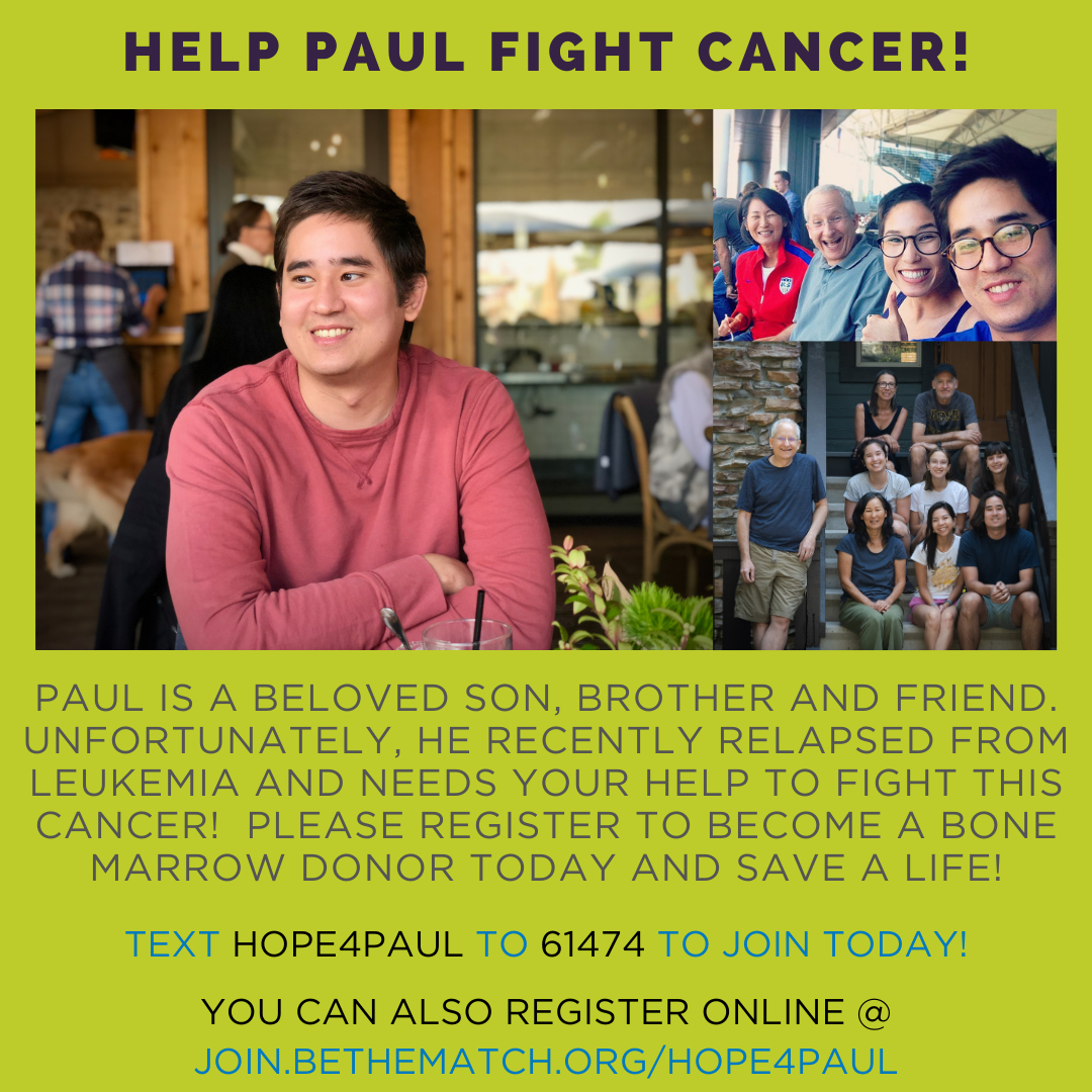 Hope4Paul: Rush to Find Bone Marrow Donor (Aged 18 – 44)