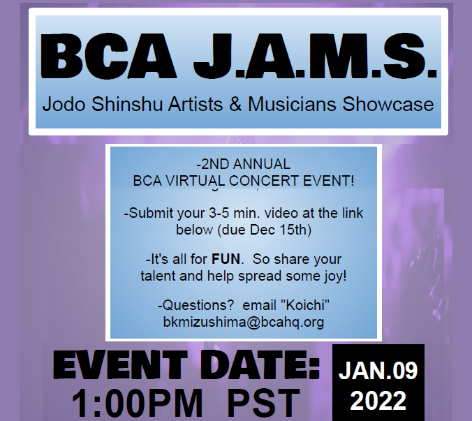 BCA JAMs 2 -- Calling All BCA Youth