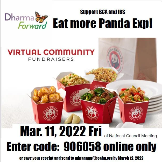 March 11, Panda Express for BCA/ IBS
