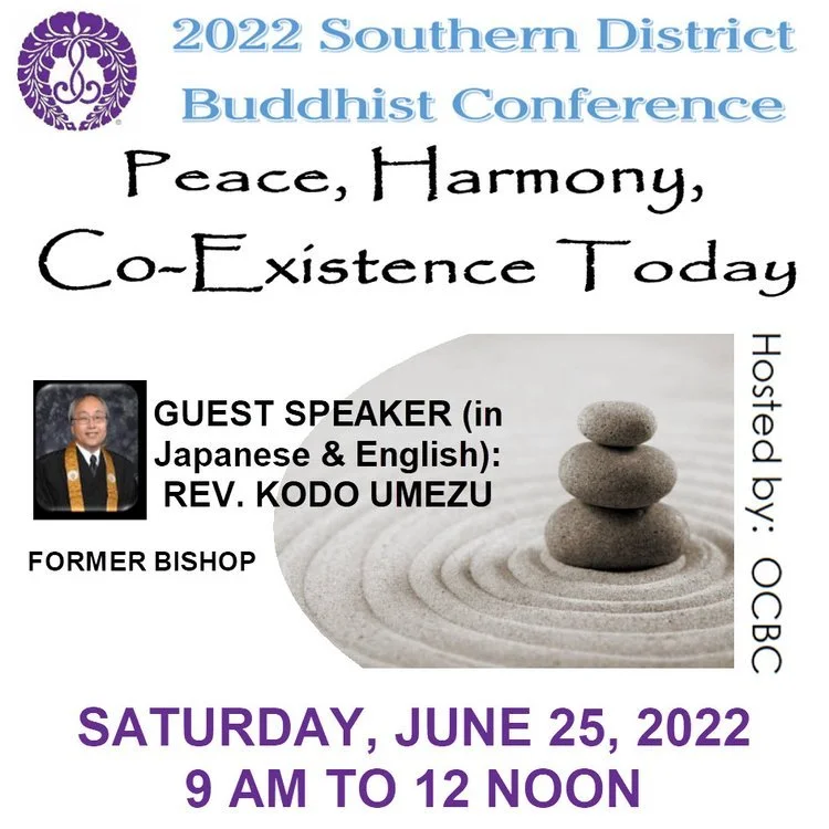 Deadline Soon for 2022 Southern District Buddhist Conference