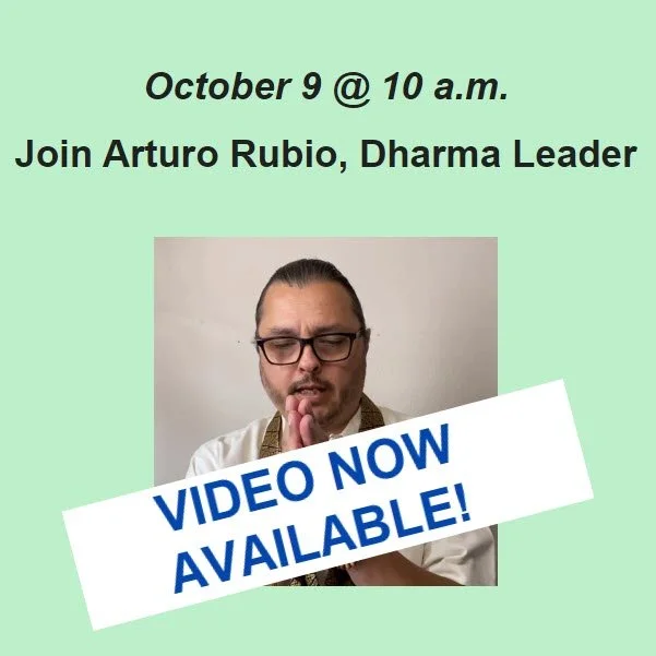 Sunday, October 9, Informal Dharma Service