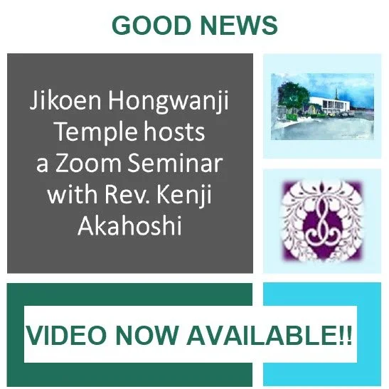 UPDATE: Watch Rev. Kenji Akahoshi @ Jikoen, Hawaii (Oct. 12)