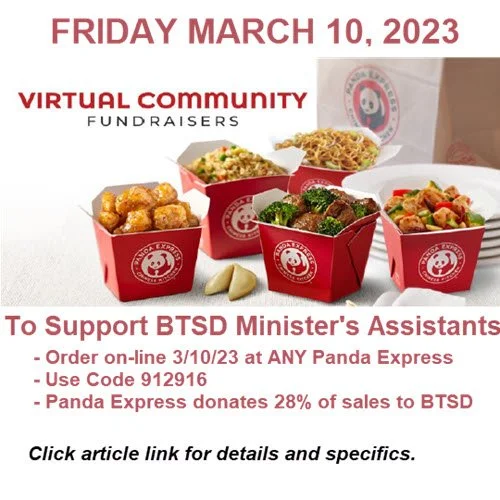 ON FRIDAY Order Panda Express to Support Our MAs