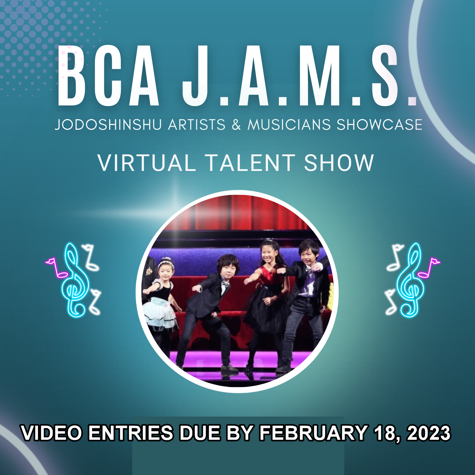 MEMBERS: Send Your Talent Videos to BCA JAMS