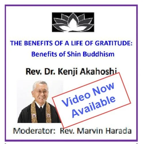 Kenji Sensei: Benefits of Living a Shin Buddhist Life