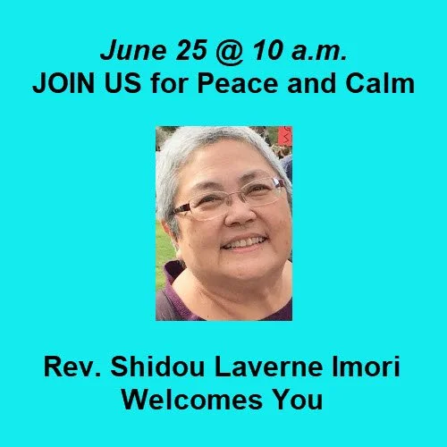 WATCH Livestream of our June 25 Dharma Service Now