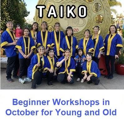 BTSD Taiko Workshops in October