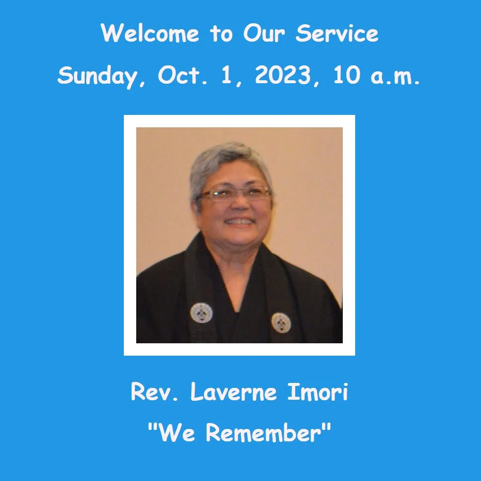 Join Us Sunday October 1 @ 10 a.m.