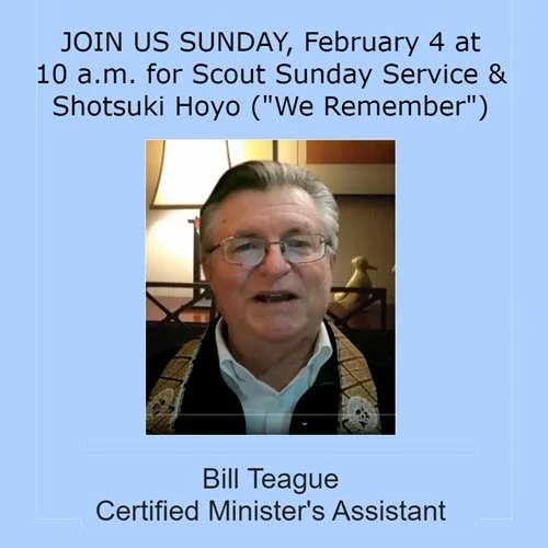 Join Us for Scout Sunday and February Shotsuki this Sunday