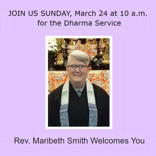 Join Rev. Smitty for Sunday Dharma (Stay for More)