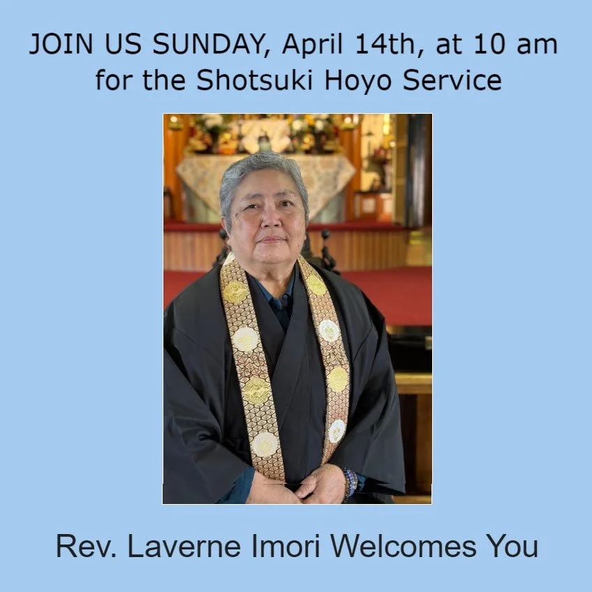 JOIN US for Dharma and April Shotsuki Hoyo