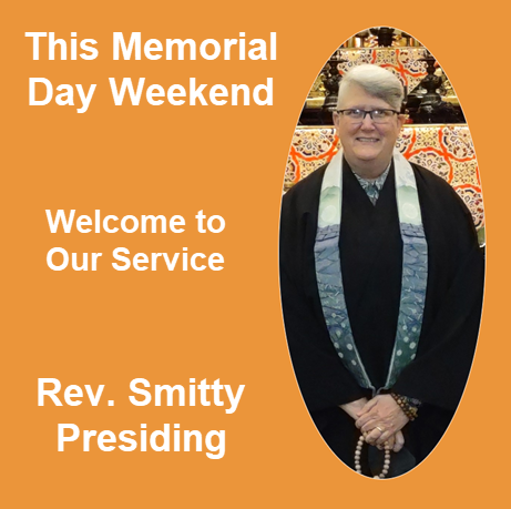 Join Us for Dharma, Sunday, May 26, at 10 am