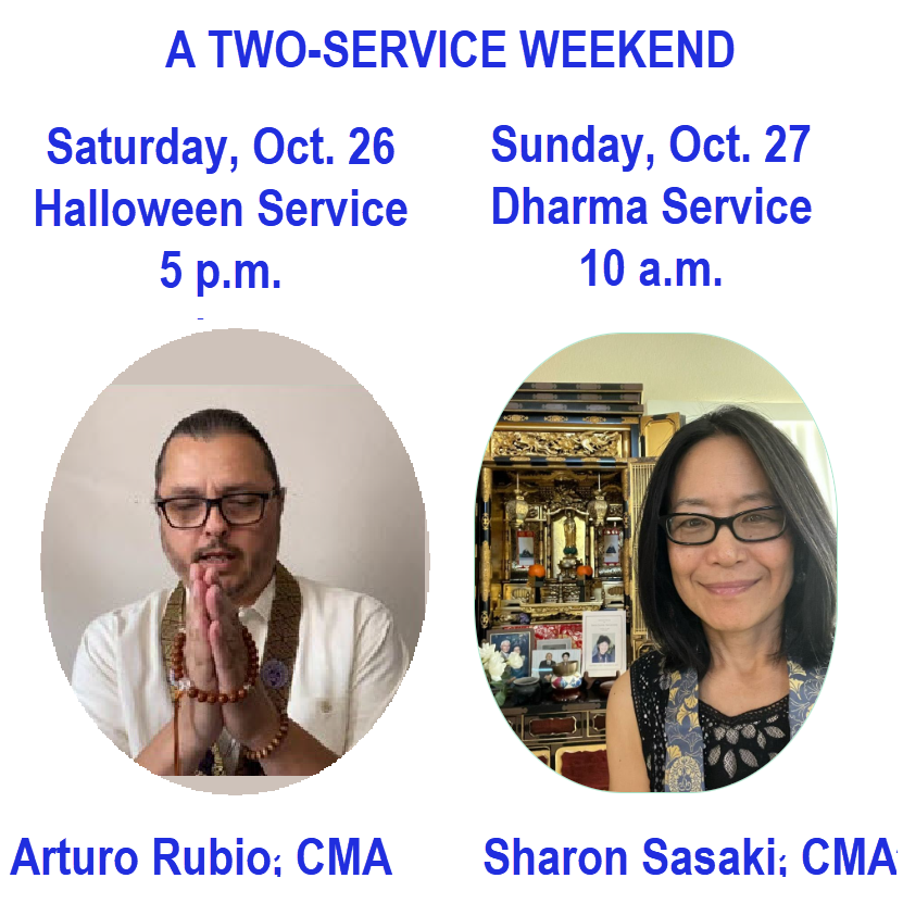 Brief Sat. Service before Halloween Party;  Sunday Service