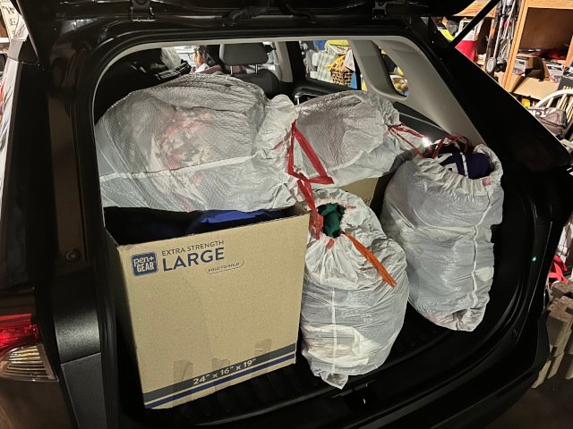 Another successful Winter Clothing Donation Drive.